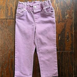 Cat & Jack Lavender Paperbag Waist Pants